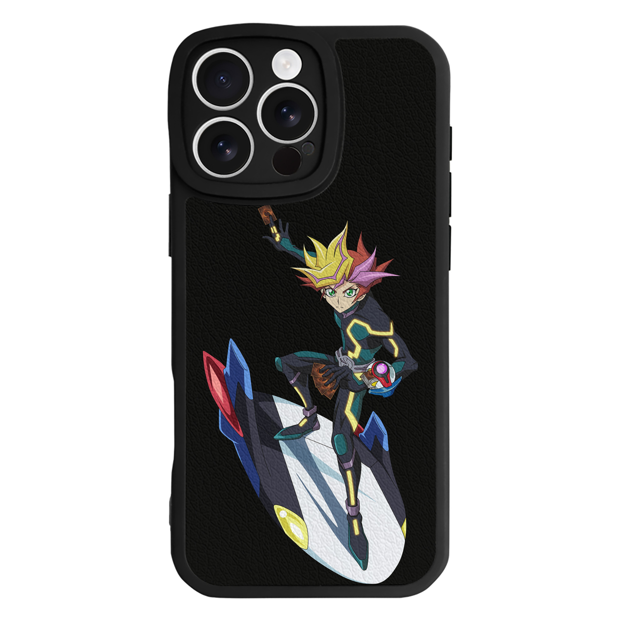 遊☆戯☆王 Yu-Gi-Oh! 【iPhone 16シリーズ対応】シリコンスマホケース（レザー調） 材質：シリコン